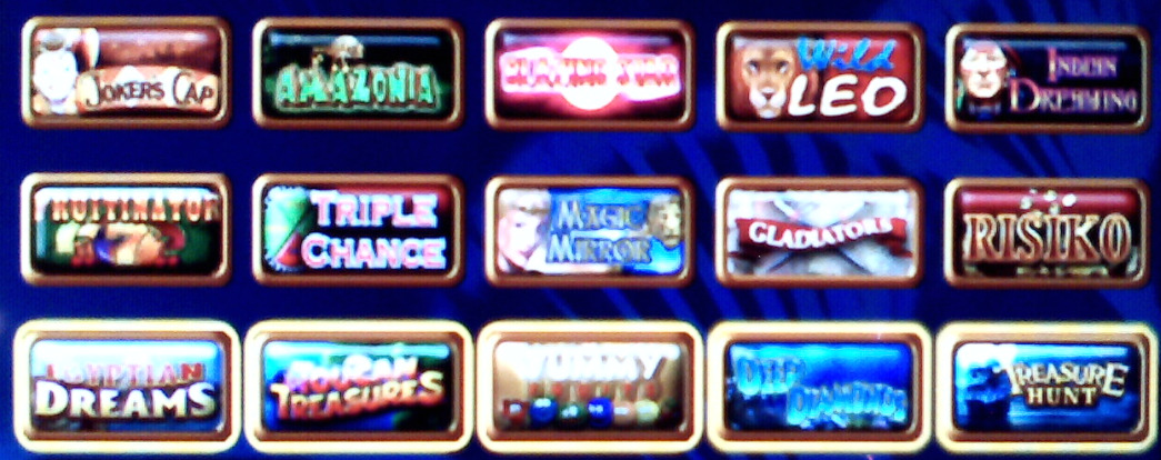 Evolution III Menue rechts